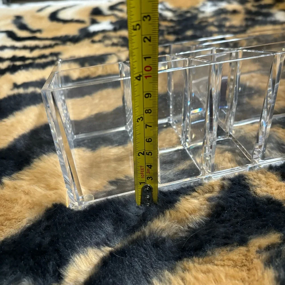 Clear acrylic makeup/storage container